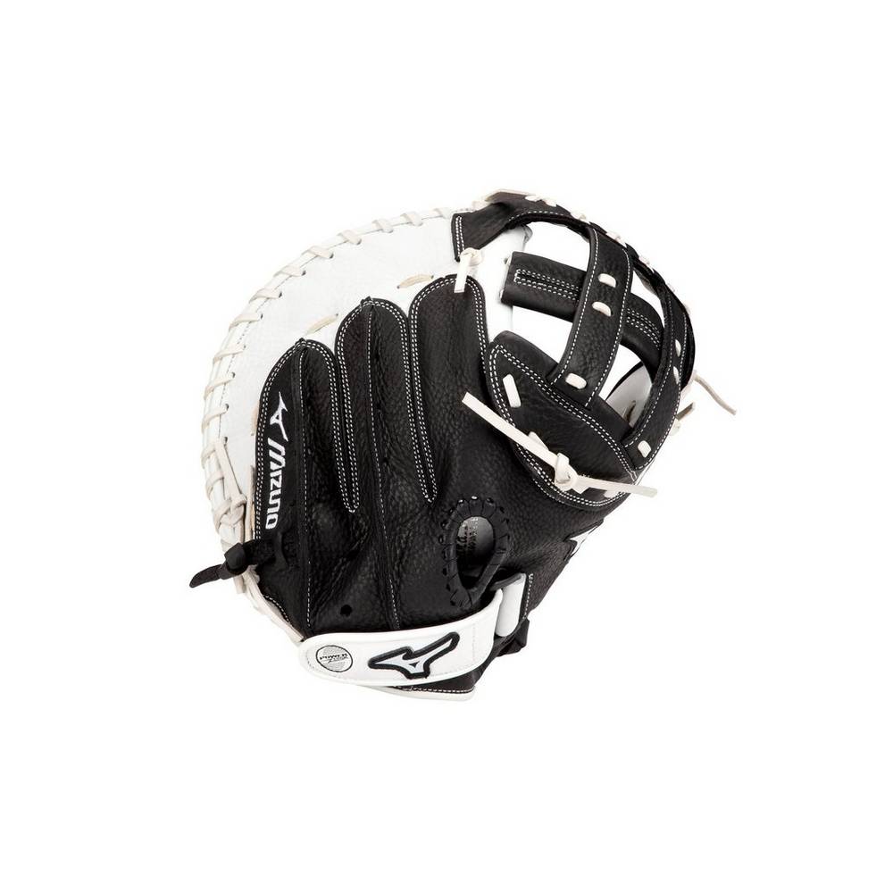 Mizuno Franchise Series Fastpitch 34" Női Catchers Mitt Fekete YHQ718629